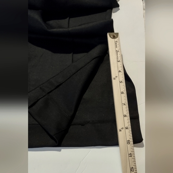 Zara Black Knit High Waisted Wide Leg Pants - Picture 8 of 9